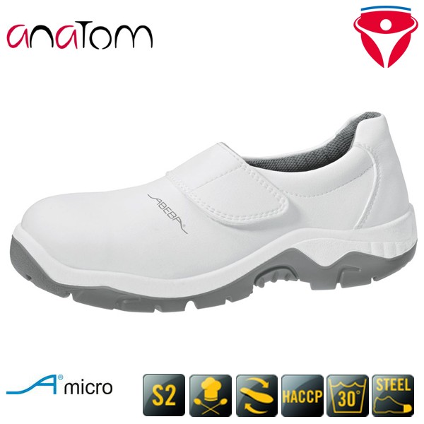 Abeba 2130 küchengeeignete S2 Sicherheitsschuhe aus Lorica, waschbar