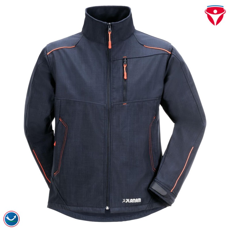 Planam Softshell Jacke Neon