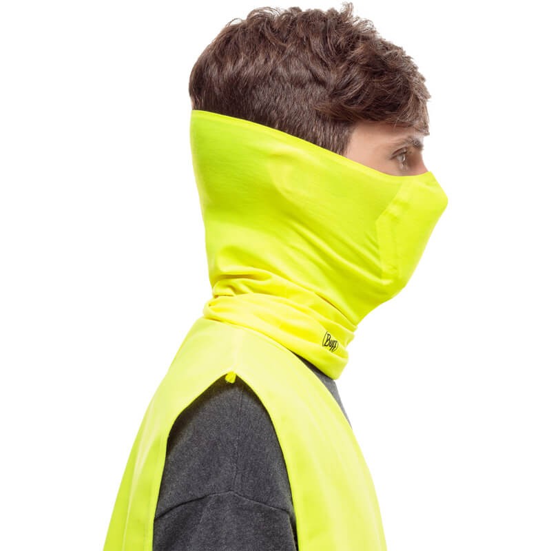 Buff Filter Gesichtsmaske Filtertube | solid yellow fluor