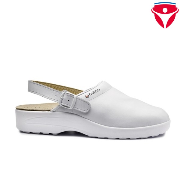 Base Radon Hygiene Clog B0553 mit Fersenriemen