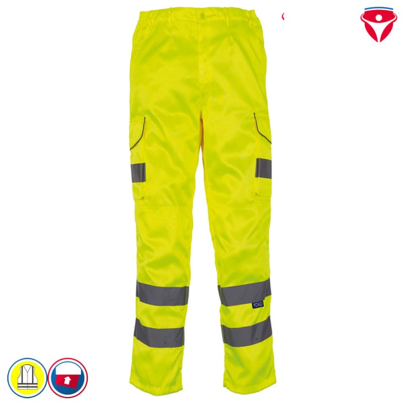 Warnschutz Cargo Hose mit Kniepolstertaschen
