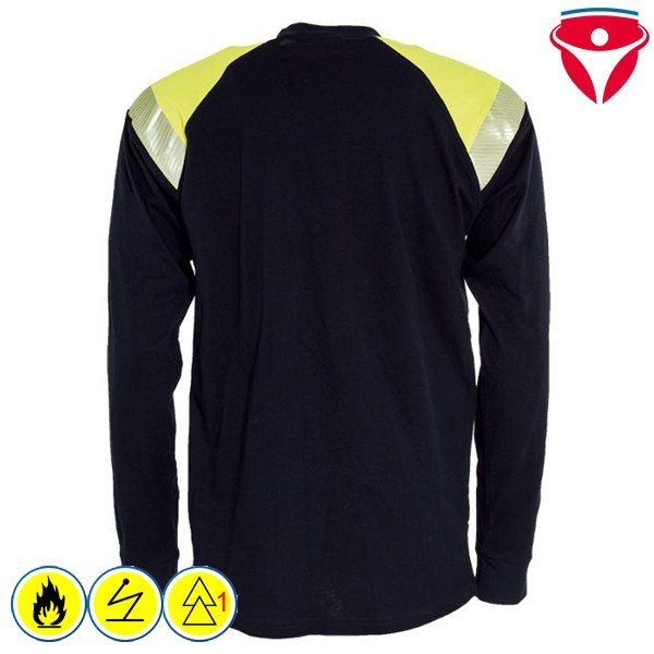 Tranemo FR Shirt 6372 89 mit HiVis Material