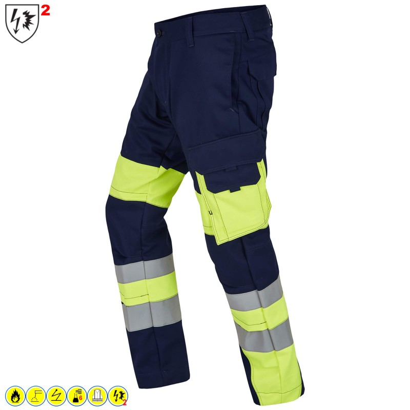 Rofa 2430 Warnschutz Bundhose flammhemmend mit Störlichtbogenschutz APC 2