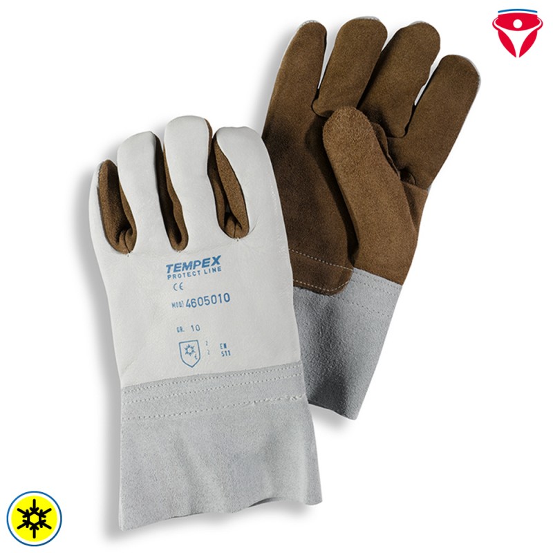 Tempex Kommissionierer Handschuhe | Nappaleder + Robustanleder