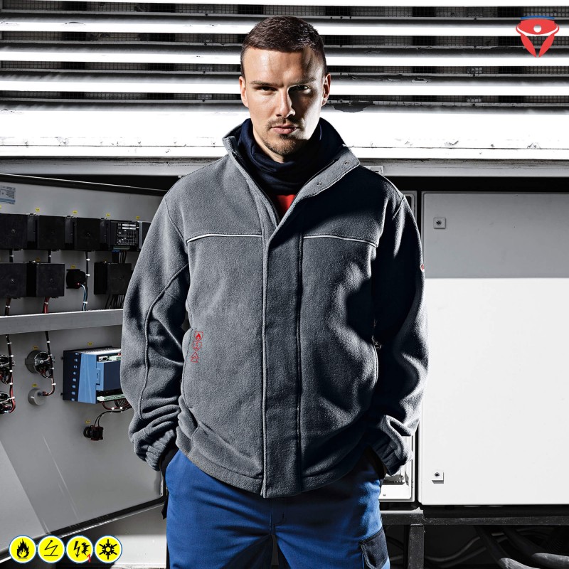 BP 2425 MultiNorm Fleecejacke | permanent flammhemmend