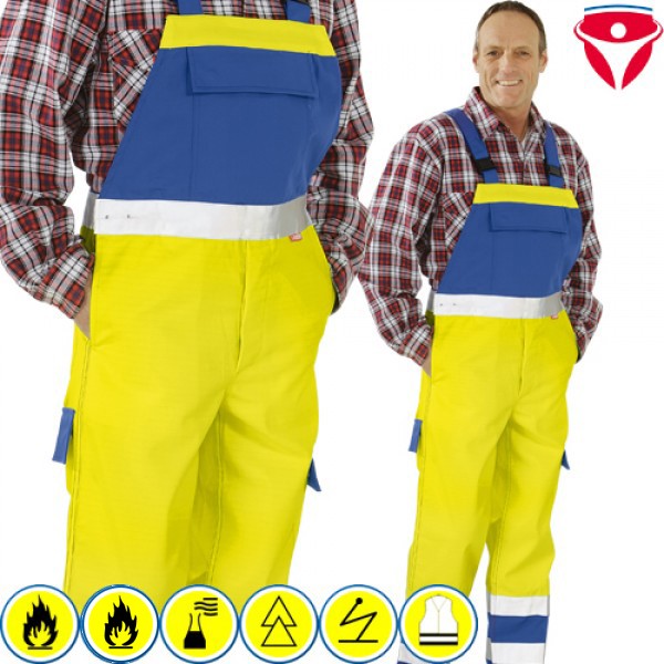 Planam MultiNorm Warnschutz Latzhose 5232