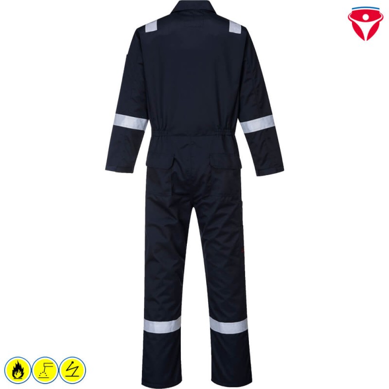 PortWest AF50 AraFlame Platinum Overall | leichte Flammschutzkleidung