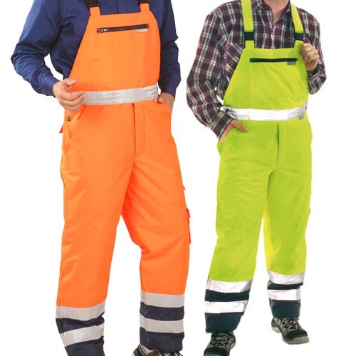 Planam Warnschutz Winter Latzhose