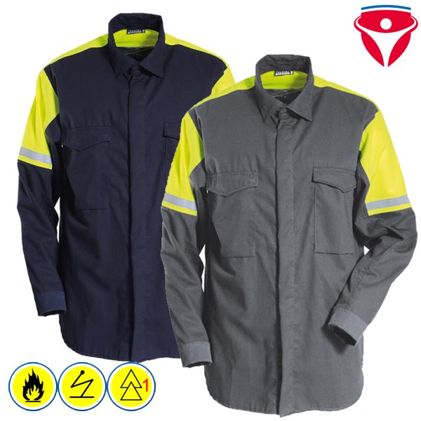 Tranemo FR MultiNorm Hemd mit Reflexstreifen