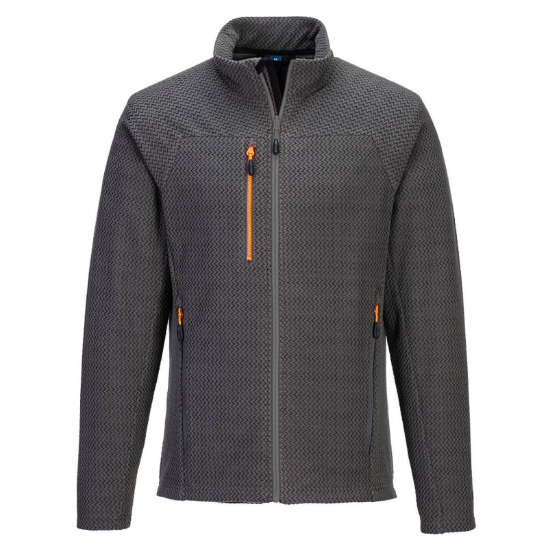 PortWest EV480 strukturierte Fleece Jacke