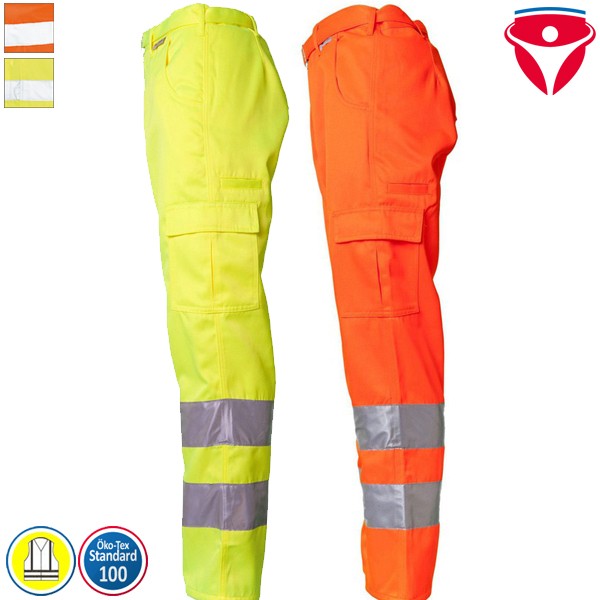Planam Warnschutz Hose | einfarbig