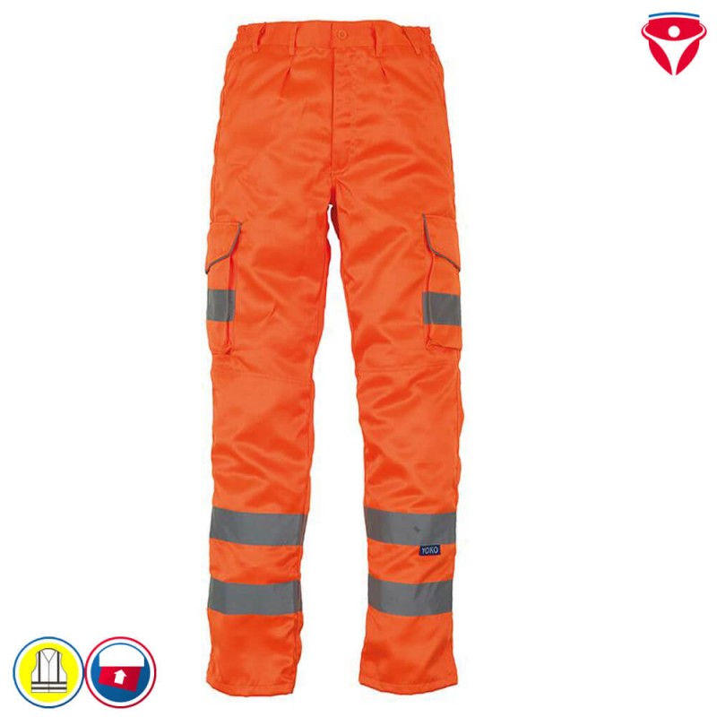 Warnschutz Cargo Hose mit Kniepolstertaschen