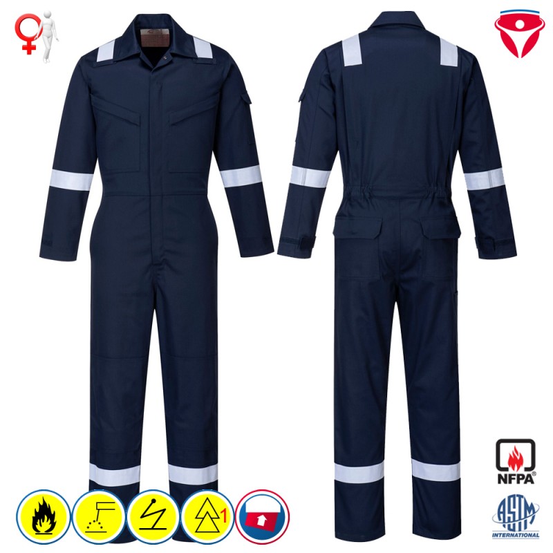 PortWest FR51 flammhemmender MultiNorm Damen Overall