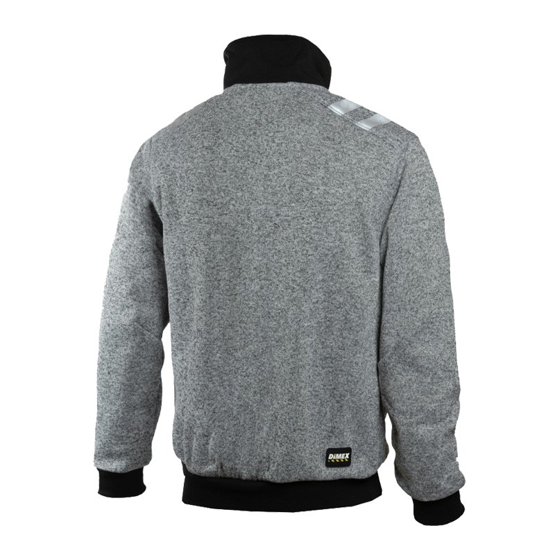 DIMEX Strickjacke mit Reflexstreifen