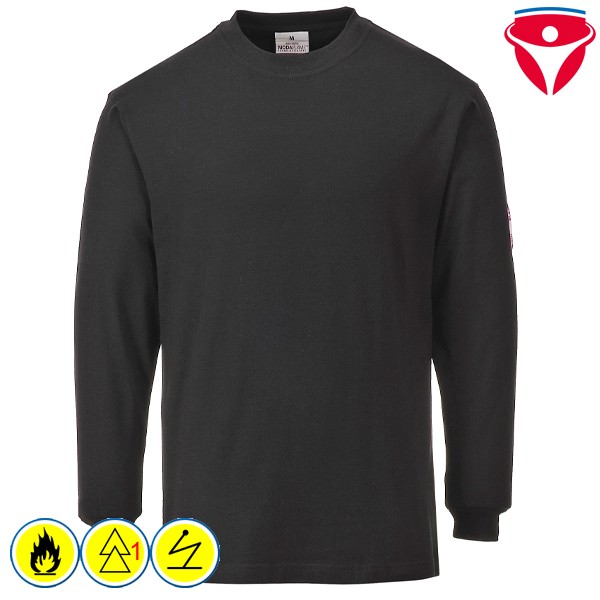PortWest FR11 flammhemmendes antistatisches T-Shirt