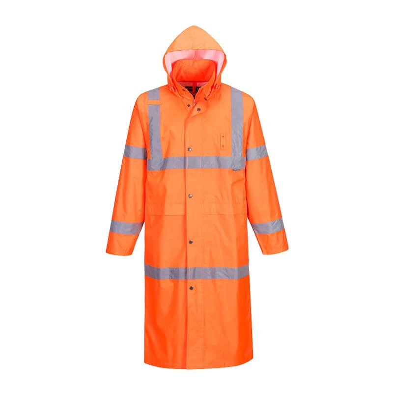 Warnschutz Regenmantel H445 Klasse 3