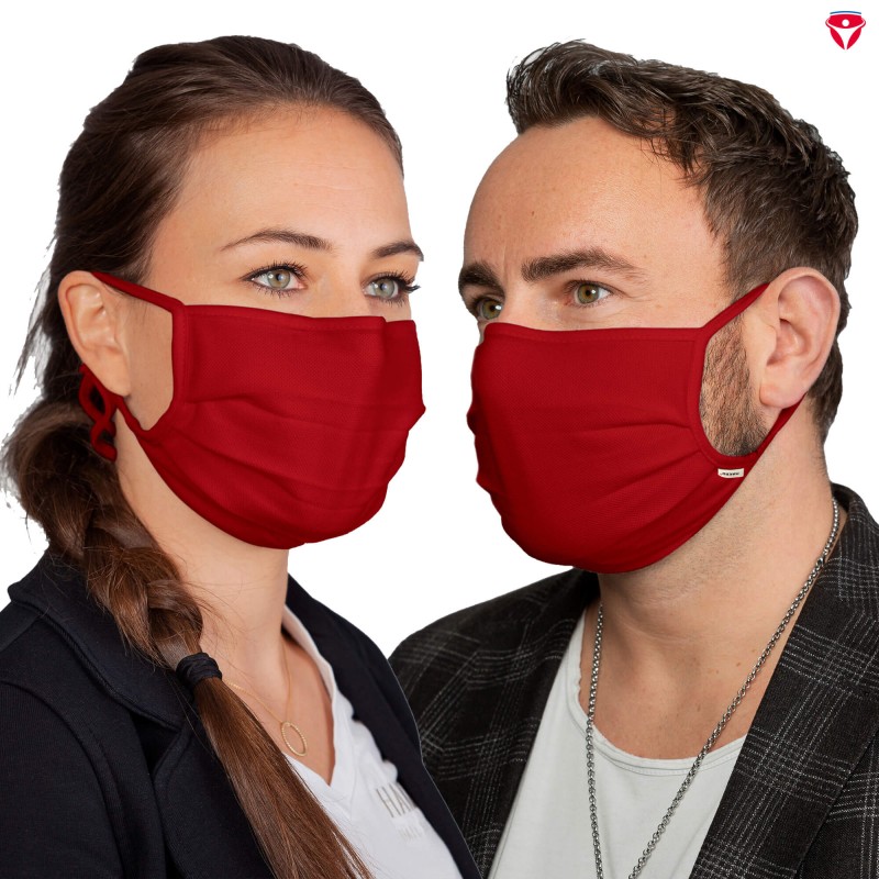 Hakro 2603 Mund-Nasen-Maske Mundschutz aus Mikralinar | 10er Pack