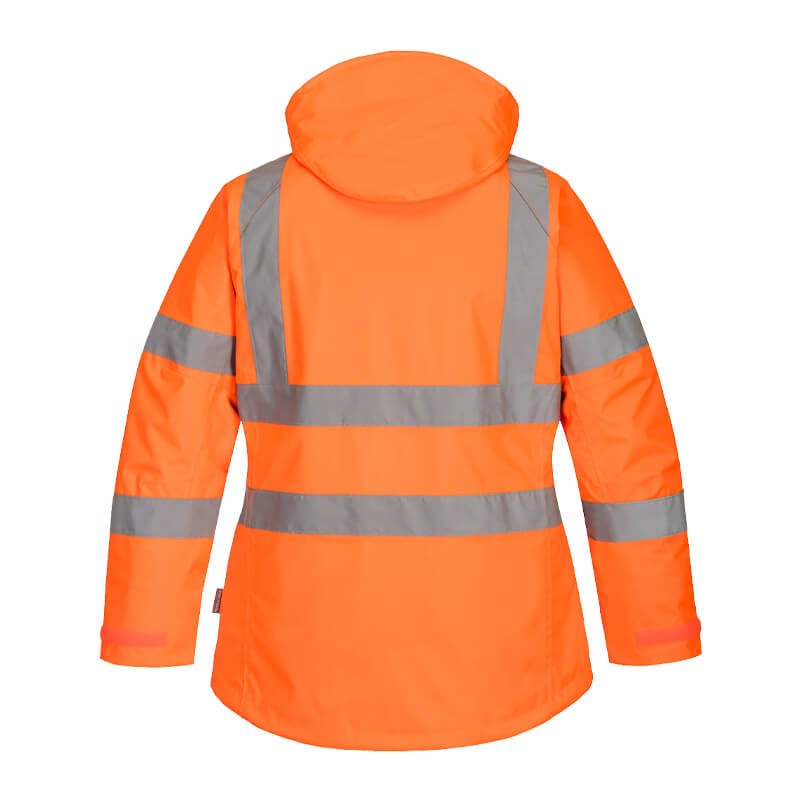 PortWest LW74 Damen Warnschutz Winterjacke