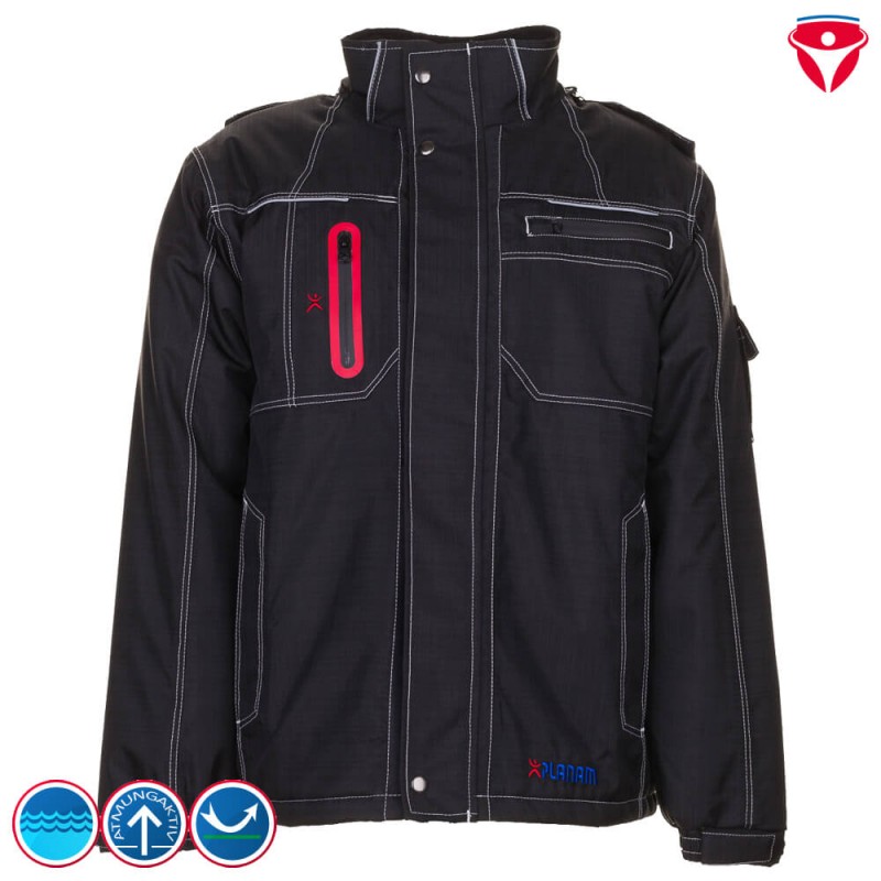 Planam Winterjacke Basalt