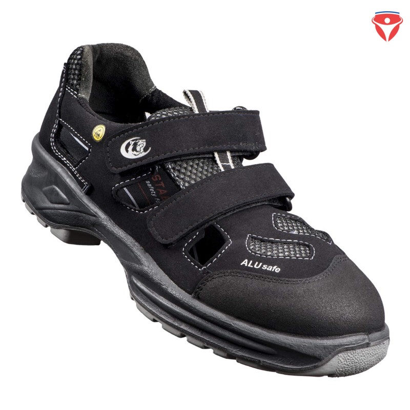 Stabilus 2124 A S1 Max Sicherheitssandale mit Klett