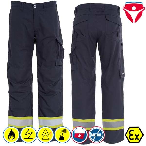 Metallfreie MultiNorm Hose mit Reflex 6021 81