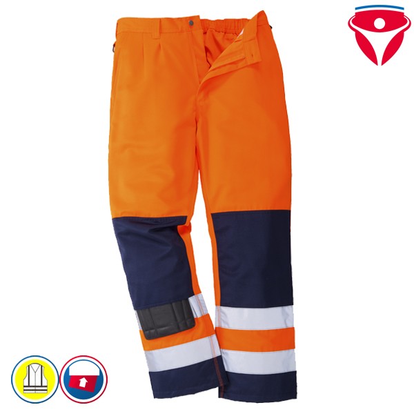 PortWest TX71 einfache Warnschutzhose Sevilla