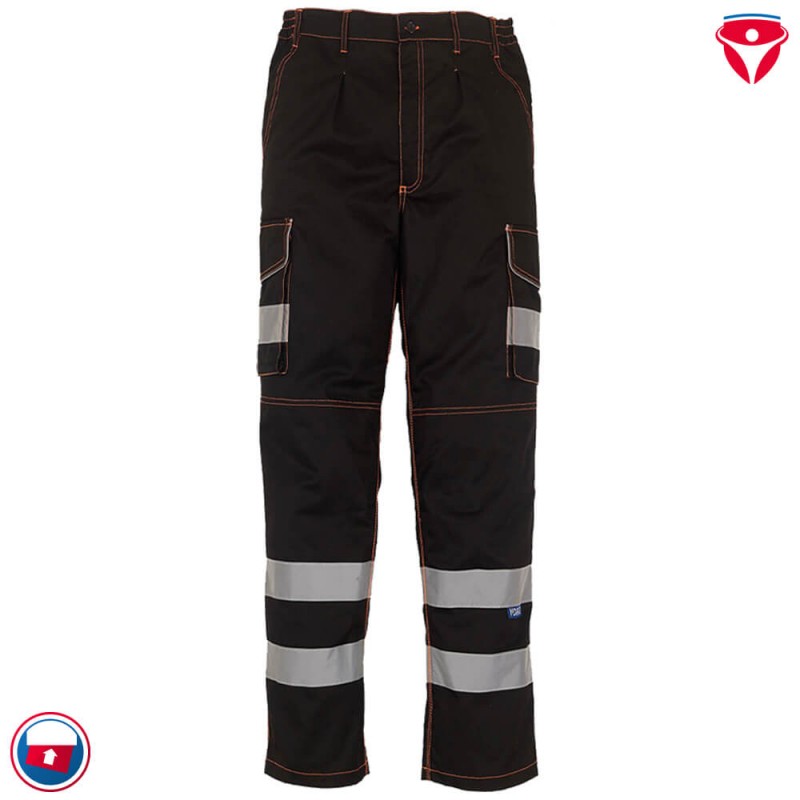 Warnschutz Cargo Hose mit Kniepolstertaschen