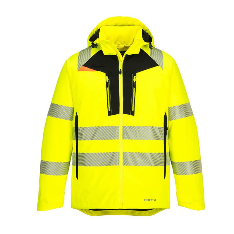 PortWest DX461 wasserdichte Stretch Winter - Warnschutzjacke | DX4