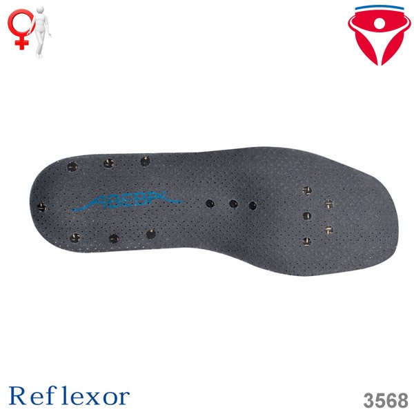 Abeba 3568 Einlegesohle für Reflexor Damen anthrazit