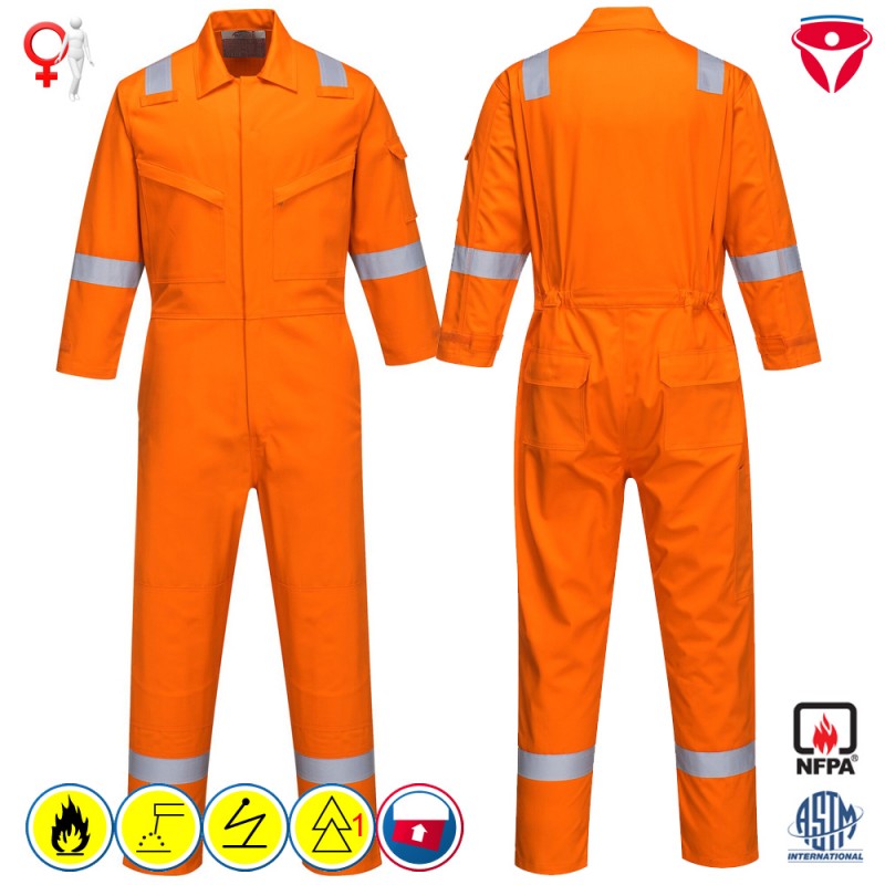 PortWest FR51 flammhemmender MultiNorm Damen Overall