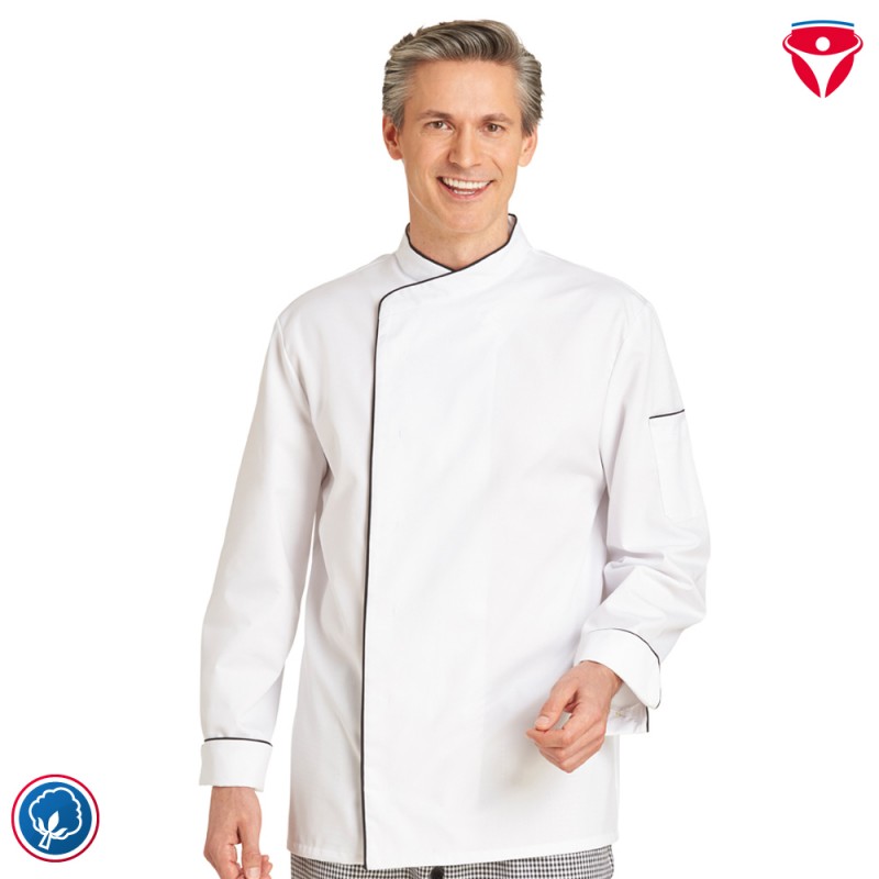 Leiber Kochjacke 12/2598 für Herren 1/1 Arm