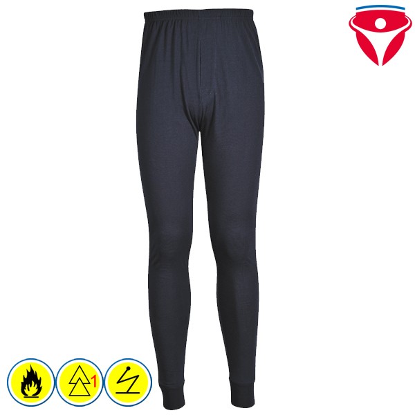 PortWest FR14 flammhemmende antistatische lange Unterhose