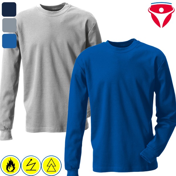 Rofa 603 133 T-Shirt flammhemmendes, antistatisches Shirt nach EN 11612 und EN 1149-3-5