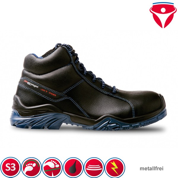 Perf TORNADO HIGH metallfreie S3 Sicherheitsstiefel leichte Sicherheitsschuhe mit Durchtrittschutz
