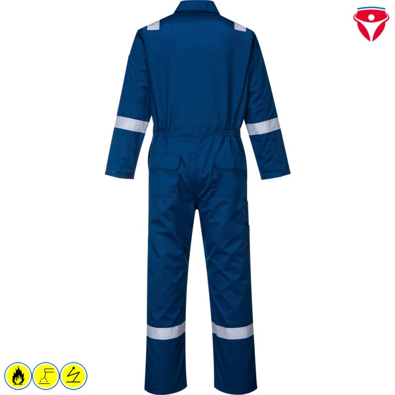 PortWest AF50 AraFlame Platinum Overall | leichte Flammschutzkleidung