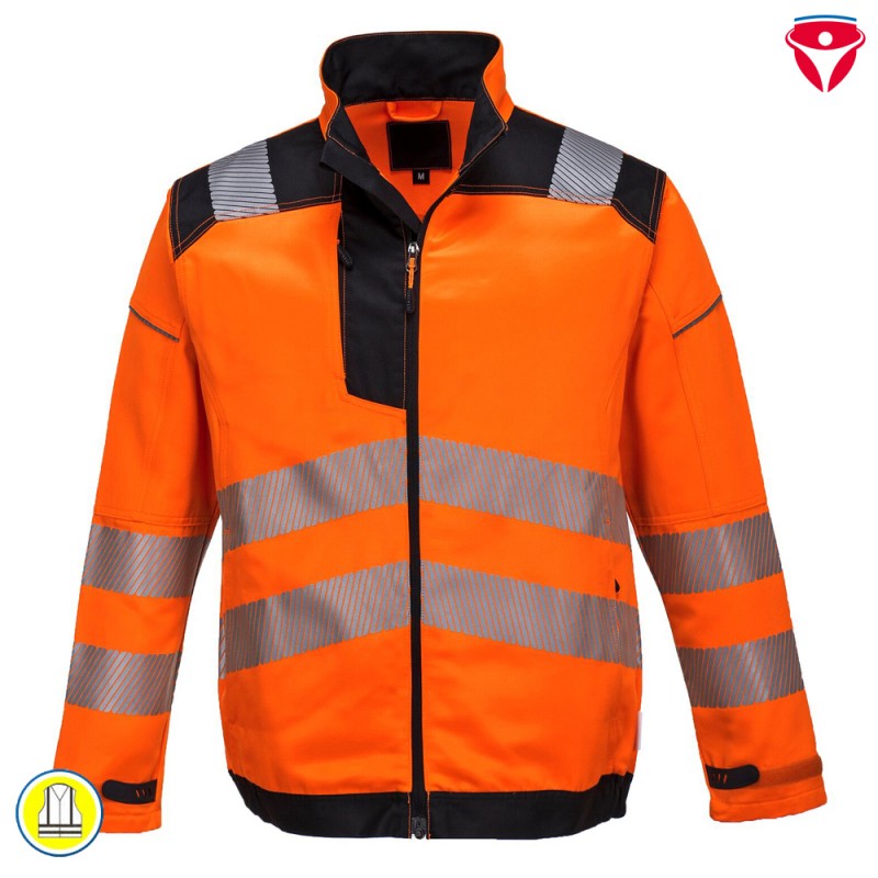 PortWest T500 Vision Warnschutzjacke