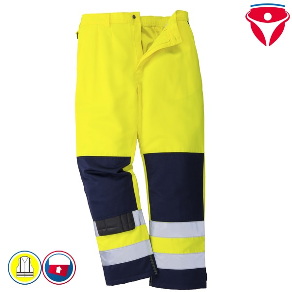 PortWest TX71 einfache Warnschutzhose Sevilla