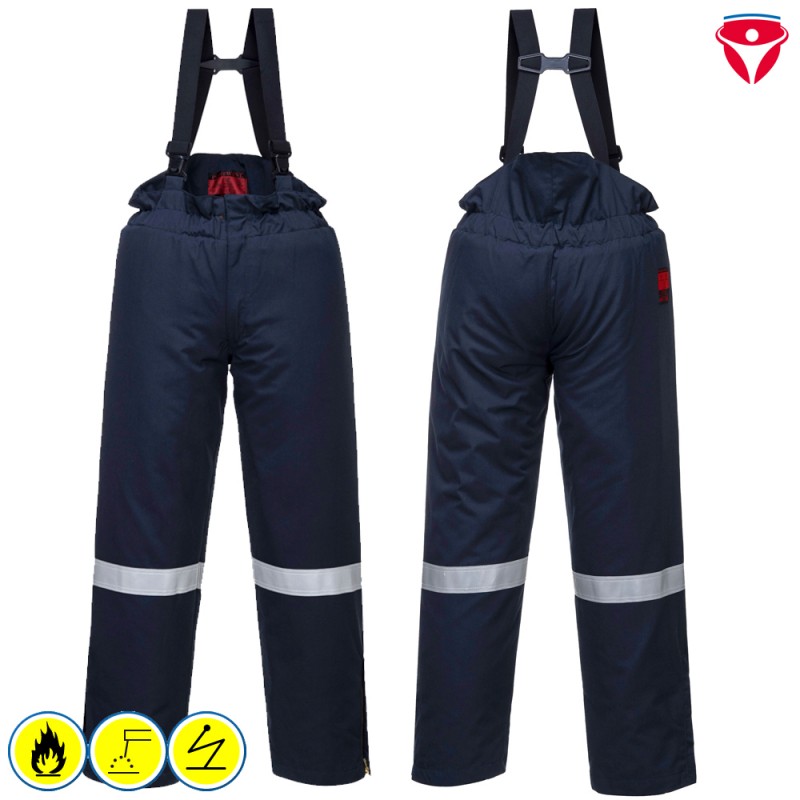 PortWest AF83 AraFlame gefütterte, flammhemmende Winterhose