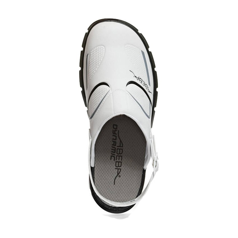 Abeba DYNAMIC 37335 | Clogs OB ESD, weiß-schwarz