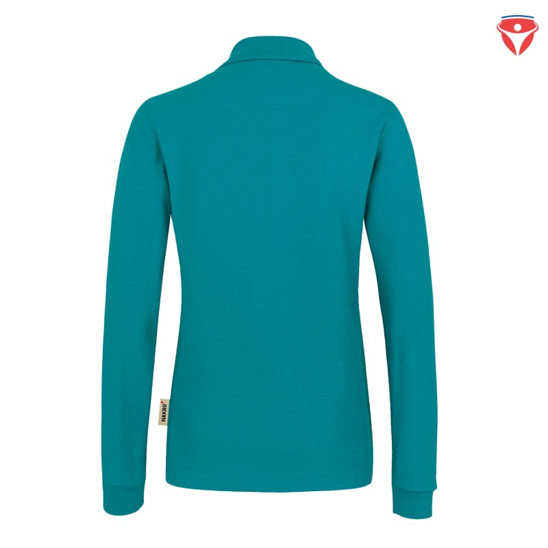 Hakro 215 Damen Longsleeve-Poloshirt Mikralinar