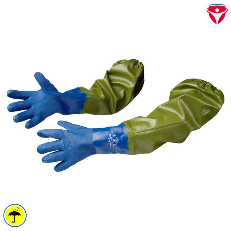 Dolfing verlängerte Handschuhe mit Gummizug wasserdicht 450.01