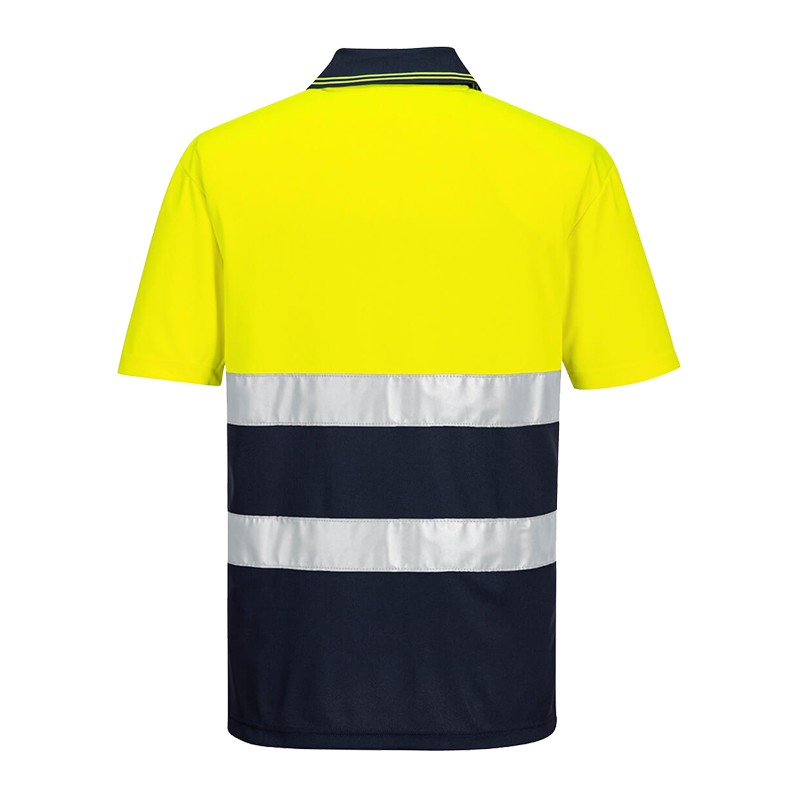 PortWest S175 UV Warnschutz Polo Baumwoll Komfort