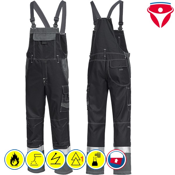 HB MultiNorm Latzhose Reflex | 4 kA