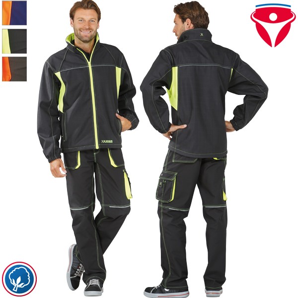 Planam Basalt Neon Softshell Jacke