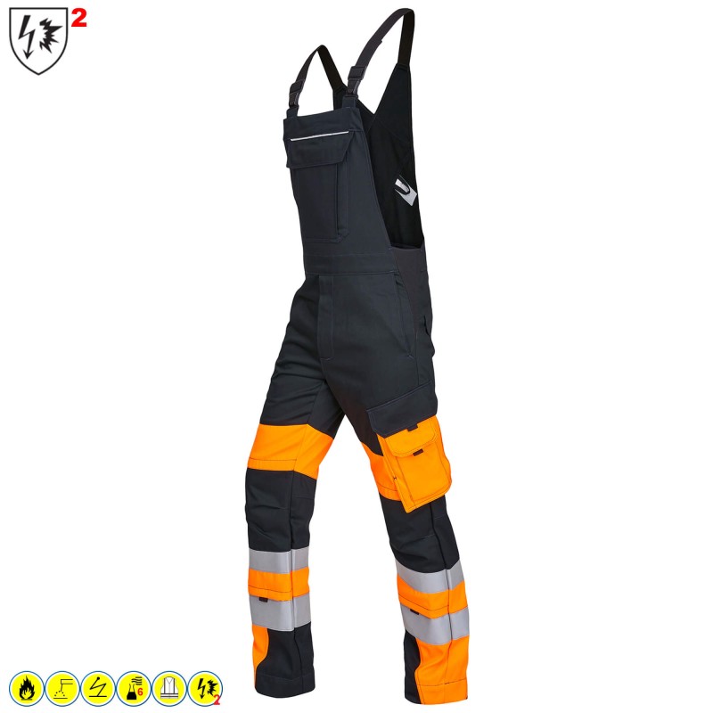 Rofa MultiNorm Latzhose 665 2431 Vis-Line Klasse 1