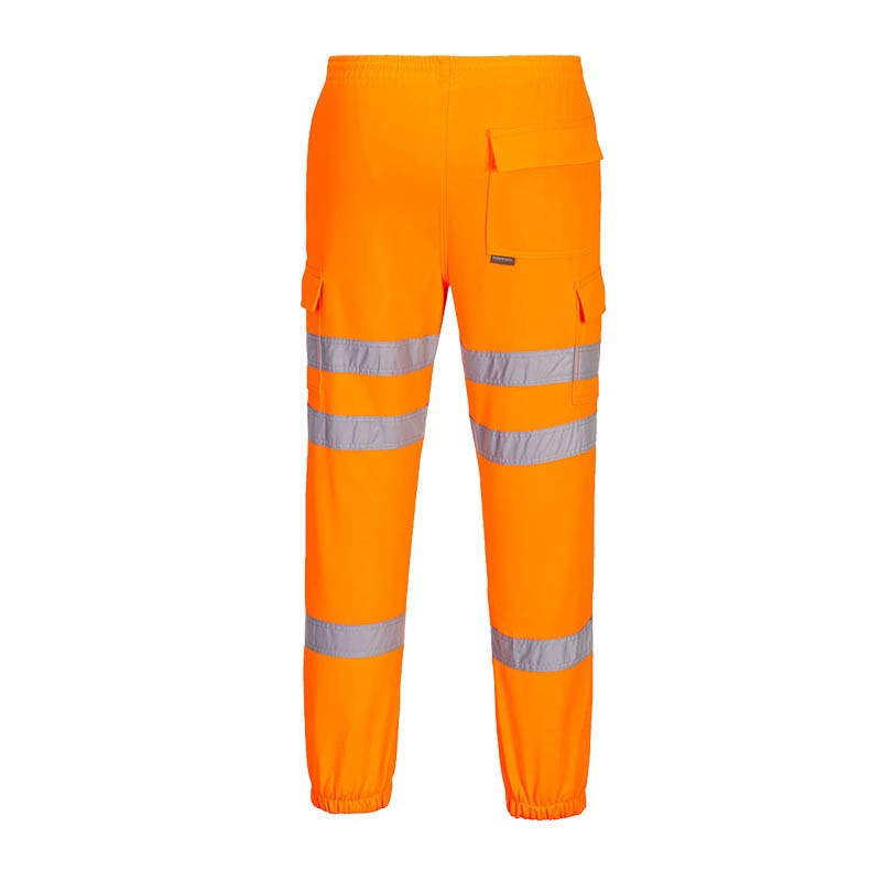 Portwest RT48 - Warnschutz Jogger Hose mit drei Reflexstreifen