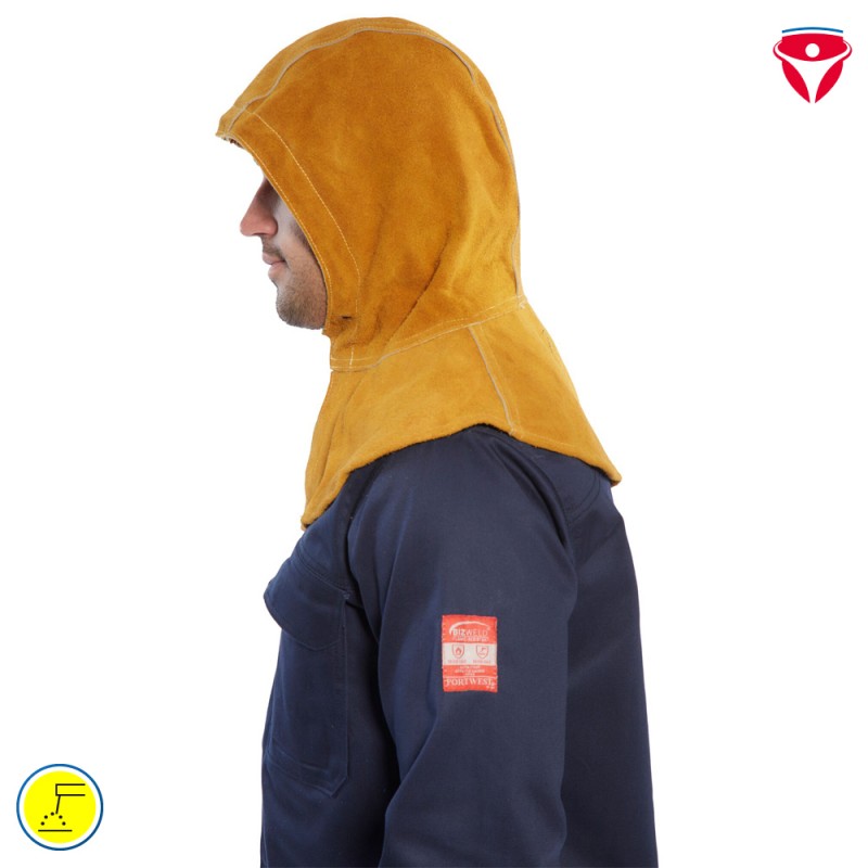 PortWest SW33 Lederhaube für Schweisser