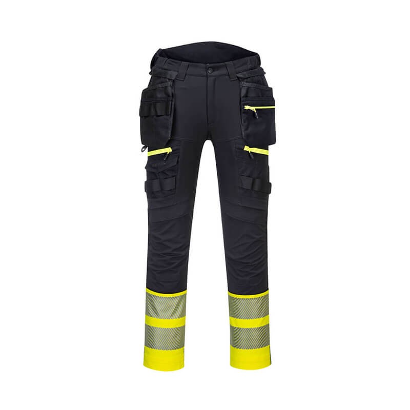 PortWest DX445 Warnschutz Bundhose mit abnehmbaren Holstertaschen | DX4