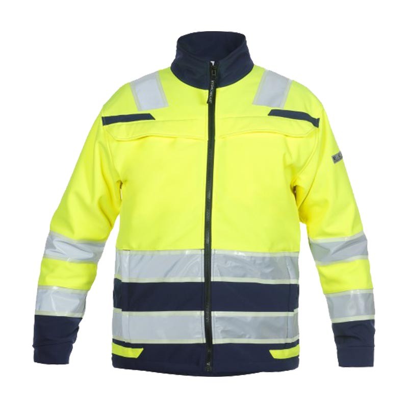 HydroWear INGEN Warnschutz Softshell Jacke Glow in the Dark
