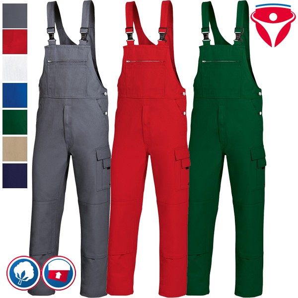 BP Basic 1482 Latzhose mit Kniepolstertaschen